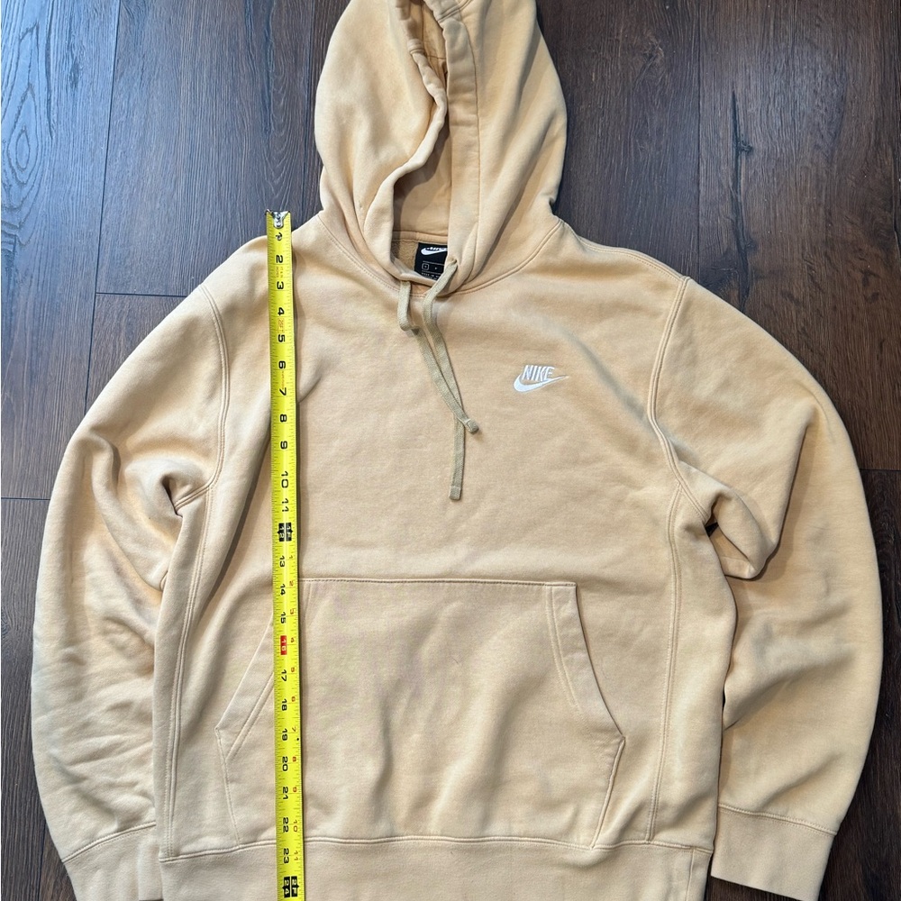Nike Light Yellow Men's Hoodie - Picture 3 of 5